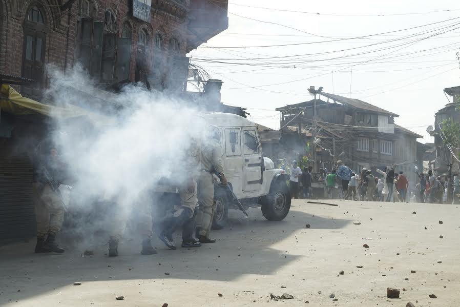 Clashes, curfew continue in Valley